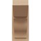 Ekena Millwork 7 1/2-in W x 12-in D x 16-in H Funston Slat Rough Cedar Woodgrain TimberThane Outlooker, Primed Tan OUTUR075X12X16FST24RCPR - alternate 3